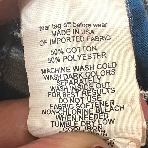 Prana able & Gray Striped Split Neck Cotton Blend Long Sleeve Pullover Medium - Picture 9 of 10